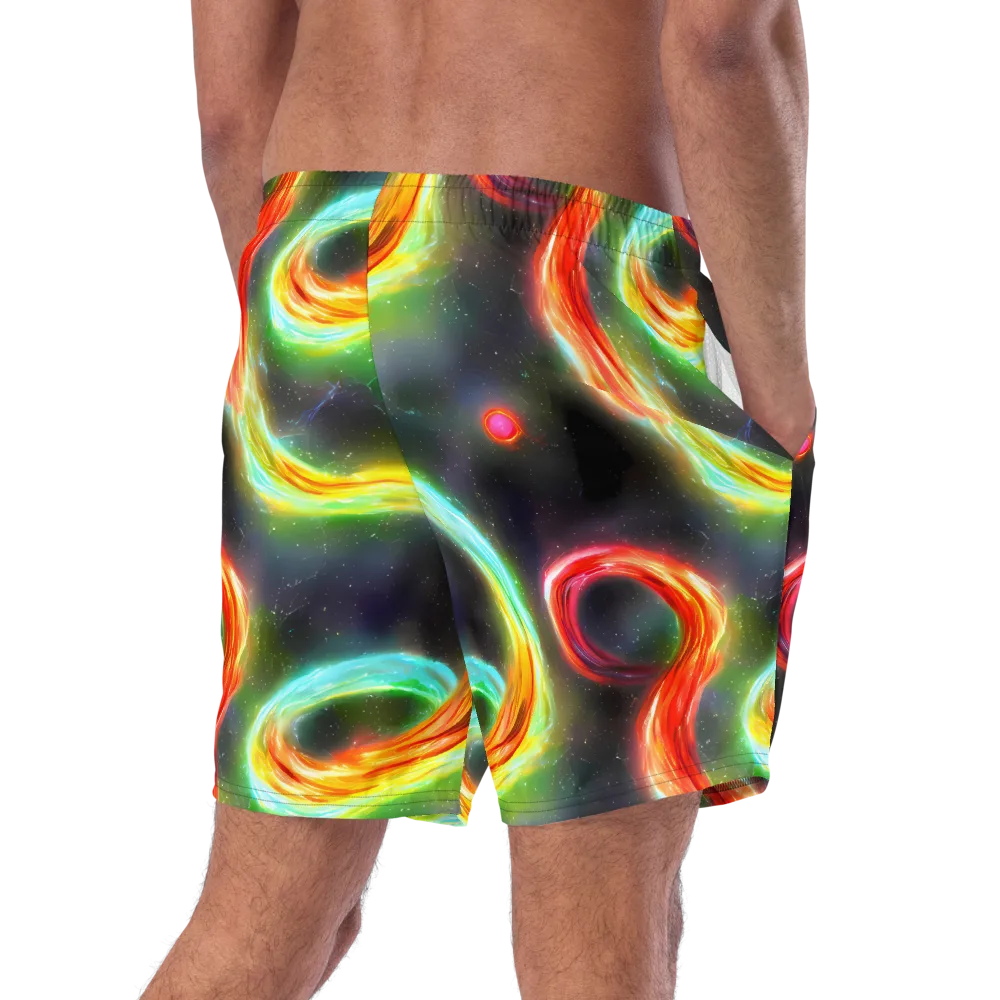 Sherwood Swirl on Swim Trunks — Right Back