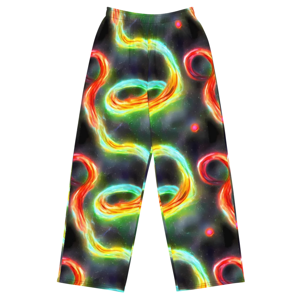 Sherwood Swirl on Wide-Leg Pants — Front