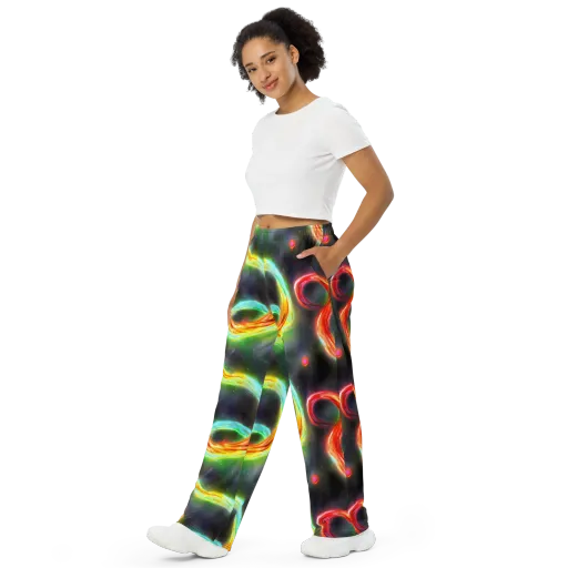 Sherwood Swirl on a Wide-Leg Pants