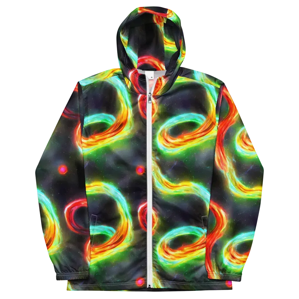 Sherwood Swirl on Men's Windbreaker — Front