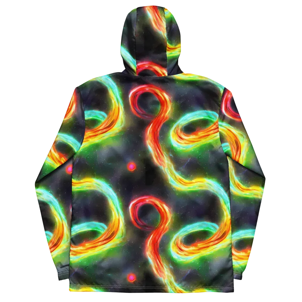 Sherwood Swirl on Men's Windbreaker — Back