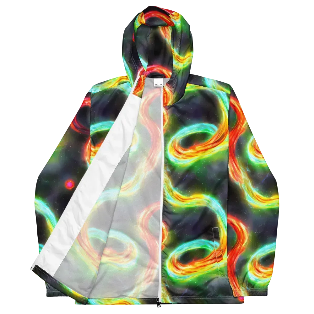 Sherwood Swirl on Men's Windbreaker — Front