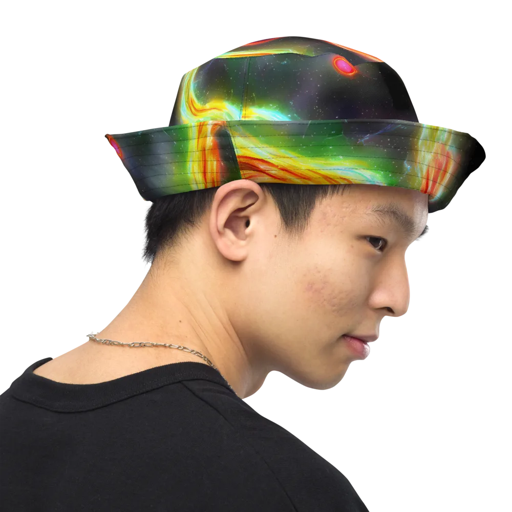 Sherwood Swirl on Reversible Bucket Hat — Right Outside