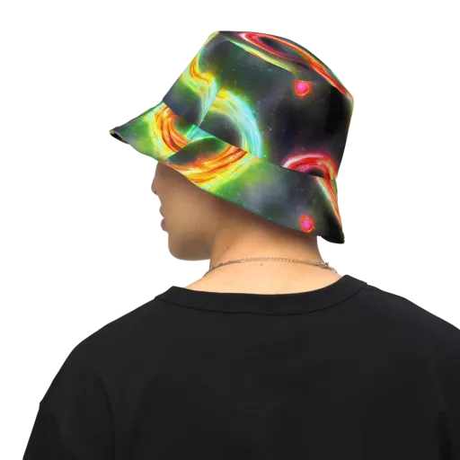 Sherwood Swirl on a Reversible Bucket Hat