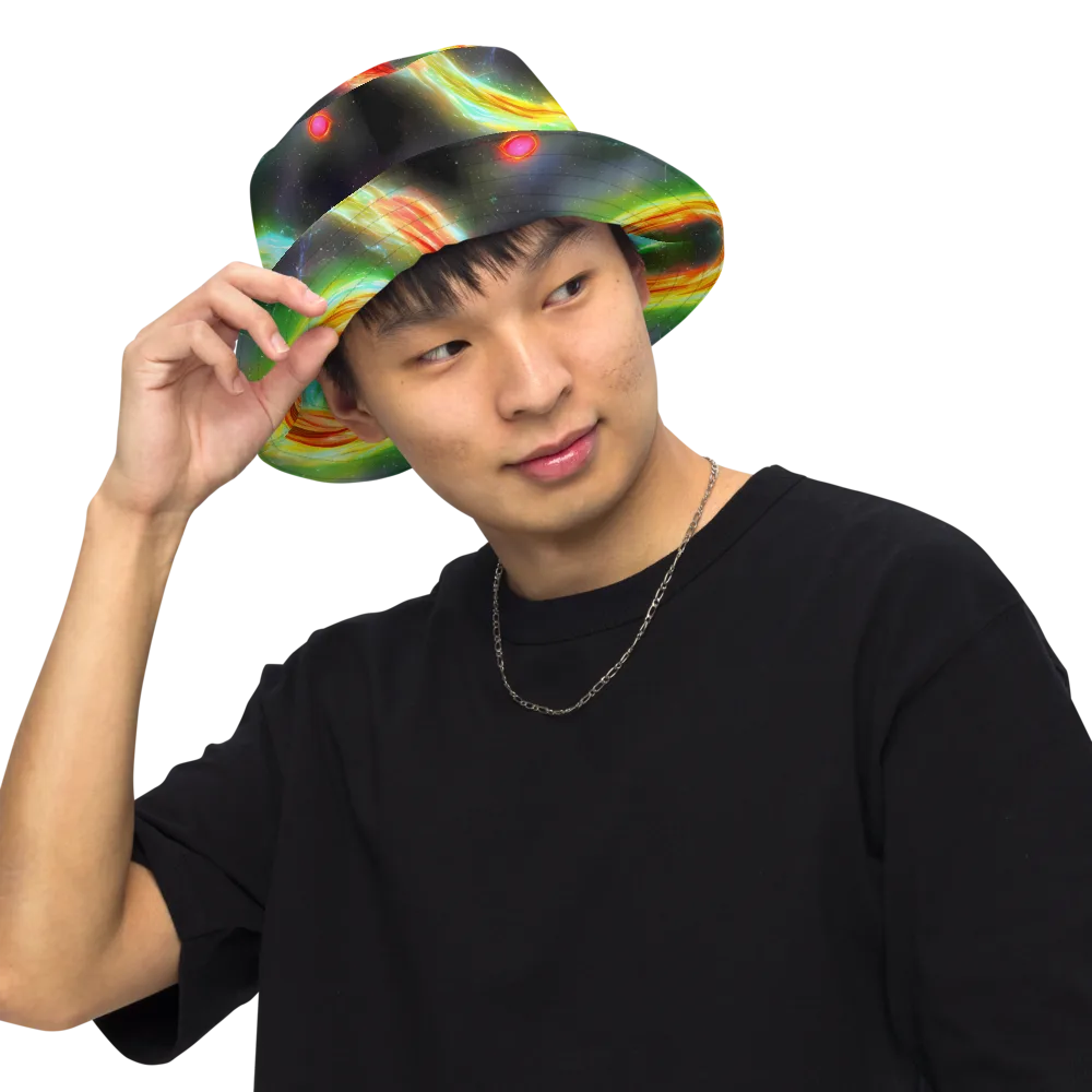 Sherwood Swirl on Reversible Bucket Hat — Front Inside