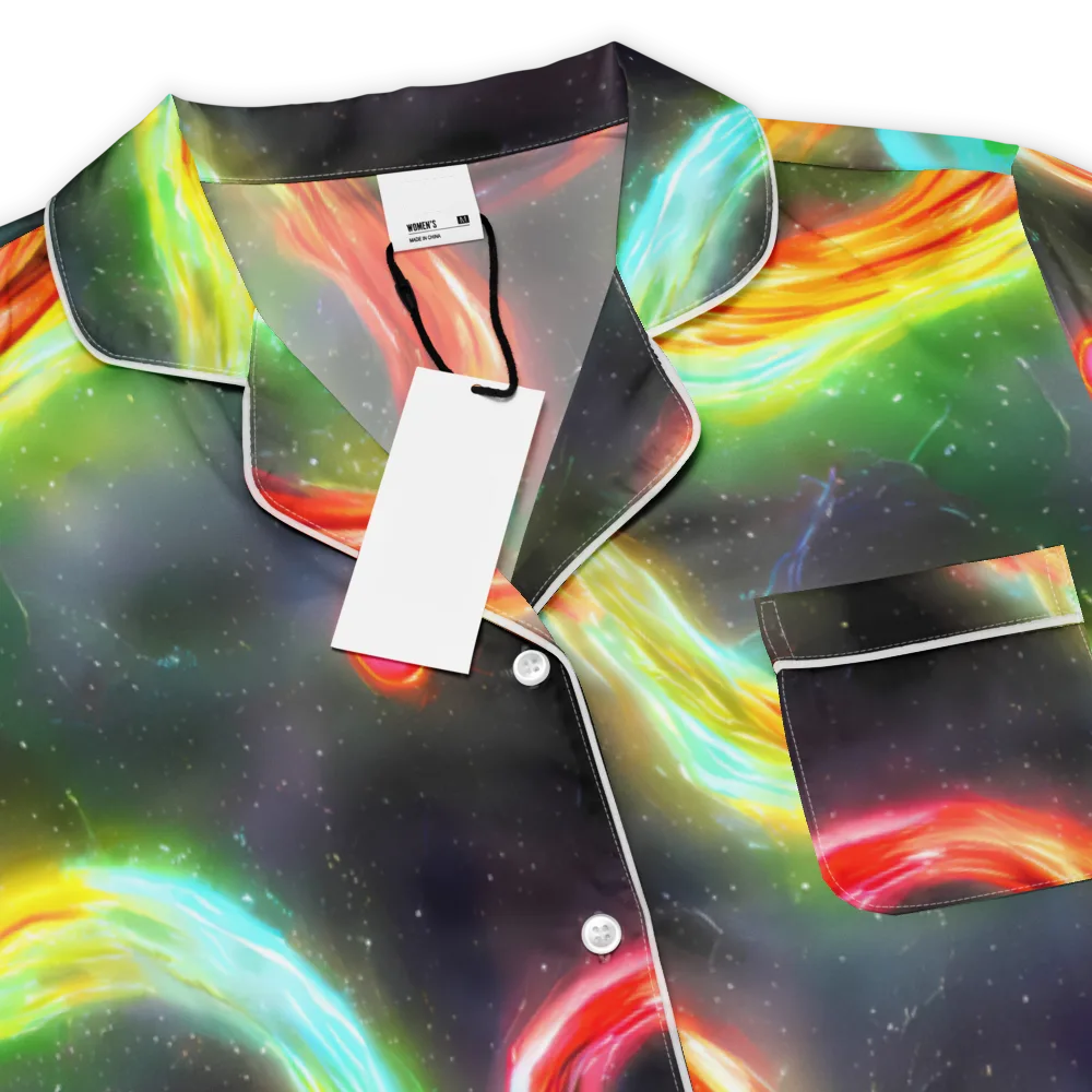 Sherwood Swirl on Women's Short Sleeve Pajama Top — Product details