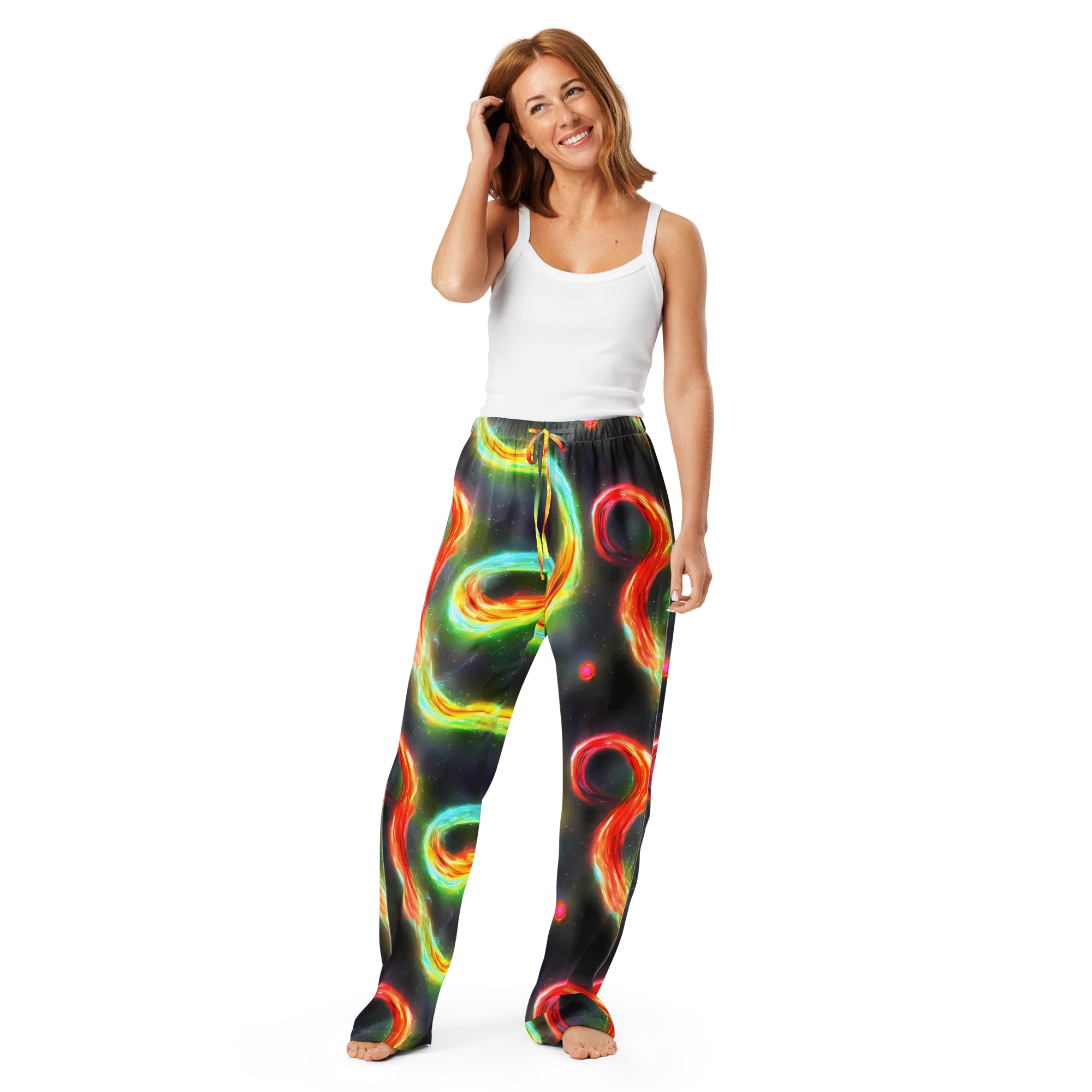 Sherwood Swirl on Women's Pajama Pants — Front