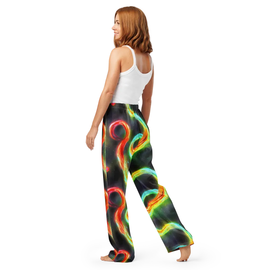 Sherwood Swirl on Women's Pajama Pants — Back