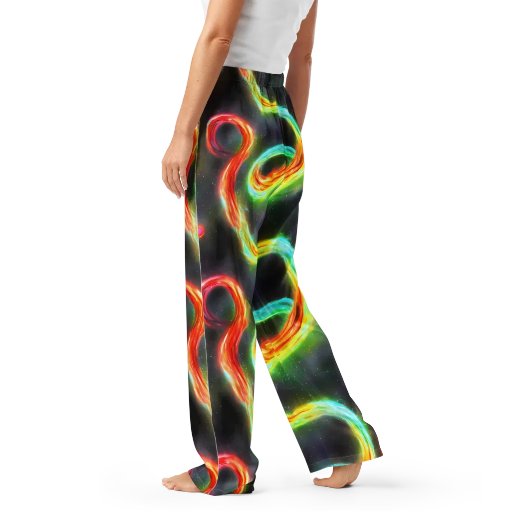 Sherwood Swirl on Women's Pajama Pants — Left