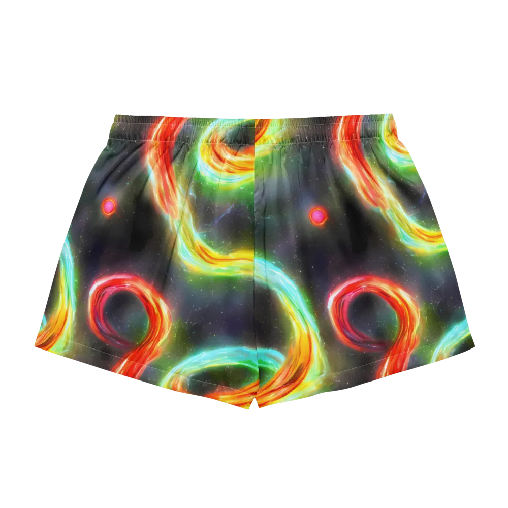 Sherwood Swirl on Women's Pajama Shorts — Back
