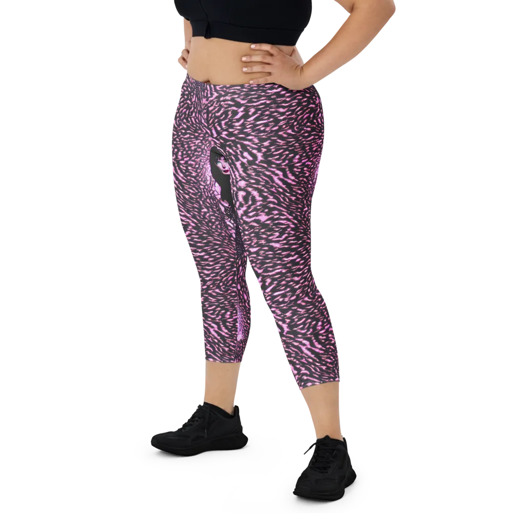 Meryl's Mystery on Capri Leggings — Front