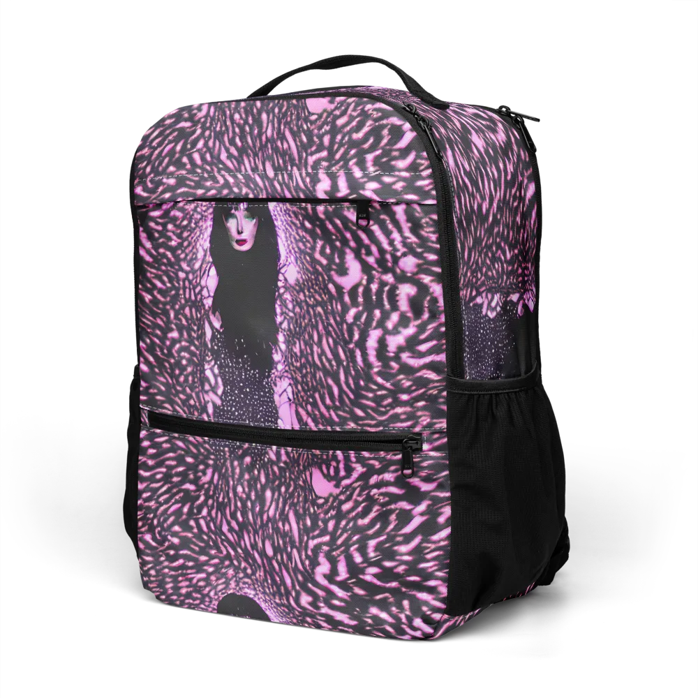 Meryl's Mystery on Utility Backpack — Left Front