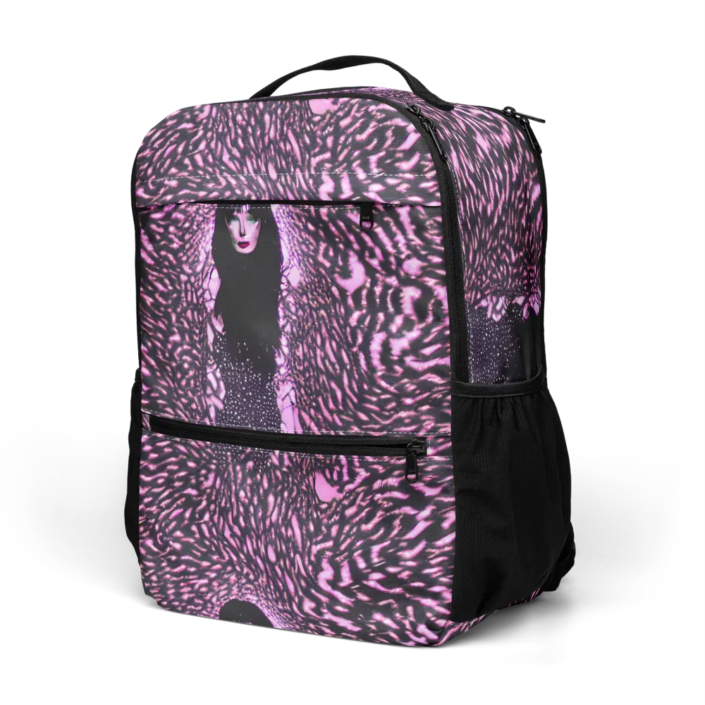 Meryl's Mystery on Utility Backpack — Left Front
