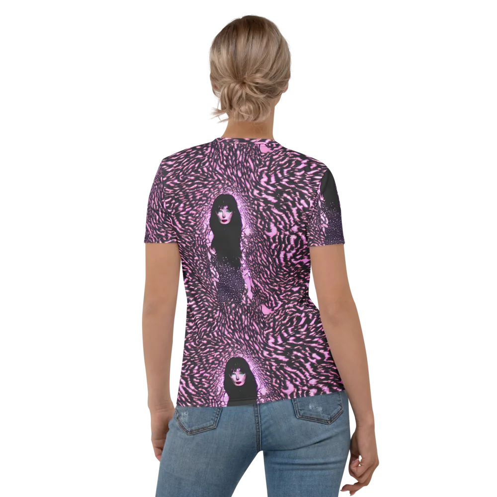 Meryl's Mystery on Women's Crew Neck T-Shirt — Back