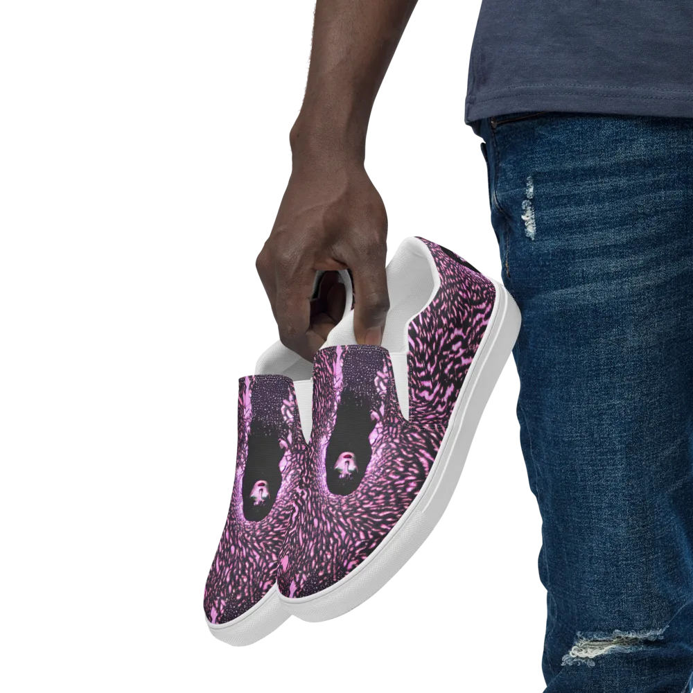 Meryl's Mystery on Men's Slip-On Canvas Shoes — Left Front