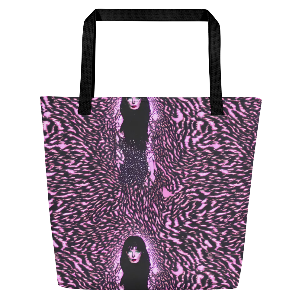 Meryl's Mystery on Large Tote Bag W/ Pocket — Front