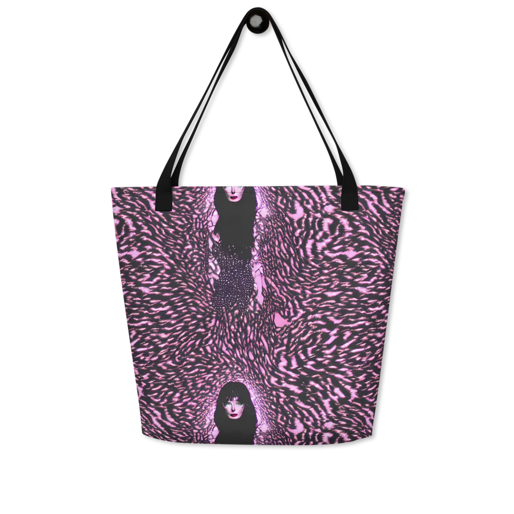 Meryl's Mystery on Large Tote Bag W/ Pocket — Front