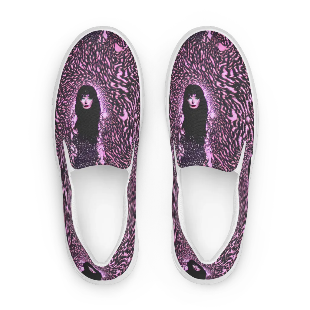 Meryl's Mystery on Women's Slip-On Canvas Shoes — Front