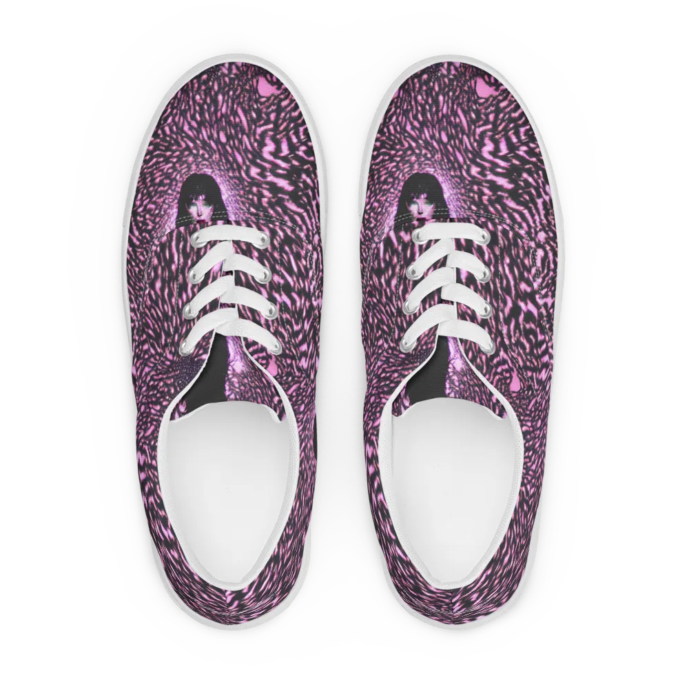 Meryl's Mystery on Men's Lace-Up Canvas Shoes — Front