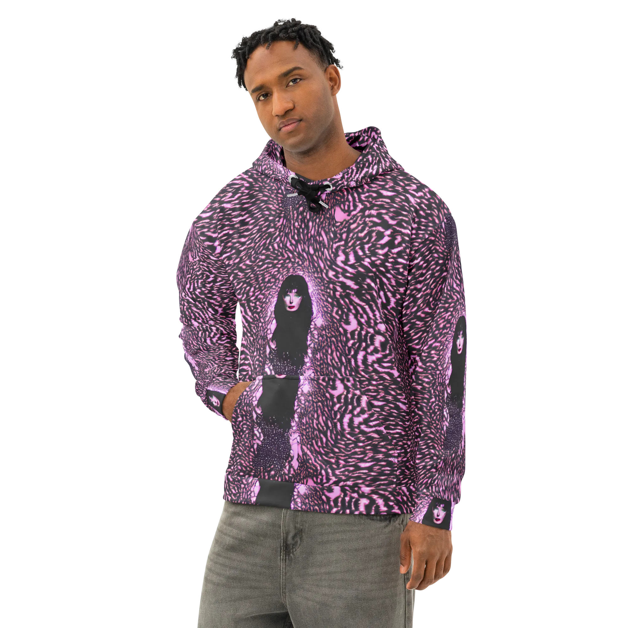 Meryl's Mystery on Cotton Hoodie — Left Front