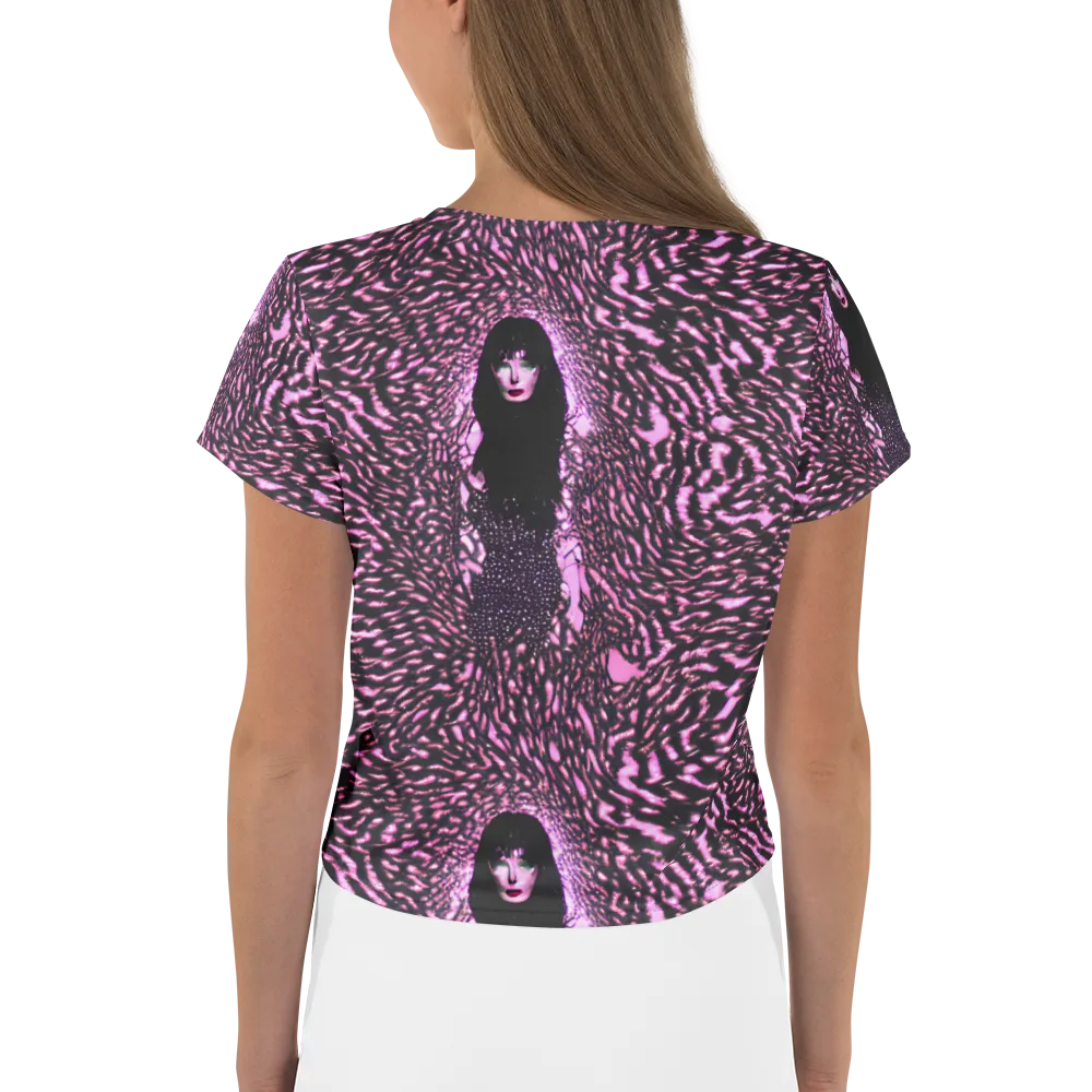 Meryl's Mystery on Crop Tee — Back