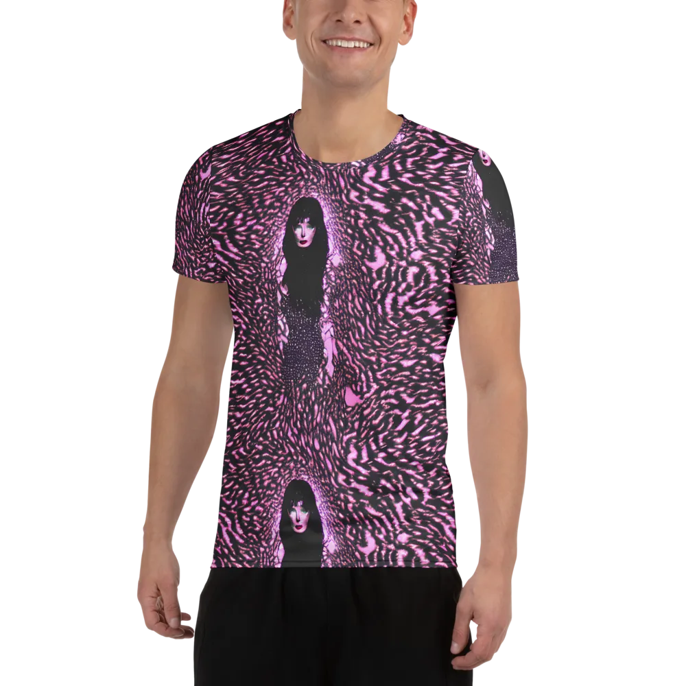 Meryl's Mystery on Men's Athletic T-Shirt — Front