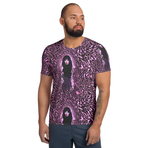 Meryl's Mystery on a Men's Athletic T-Shirt