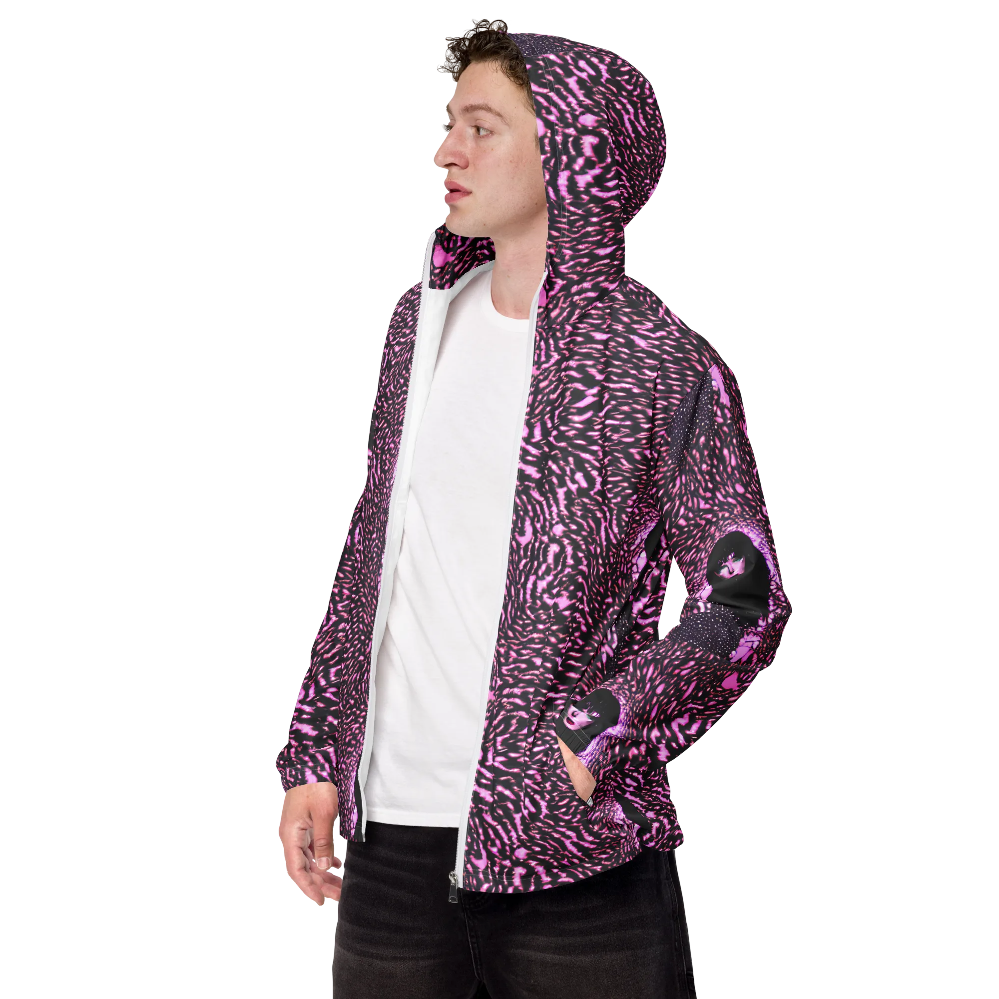 Meryl's Mystery on Men's Windbreaker — Left Front