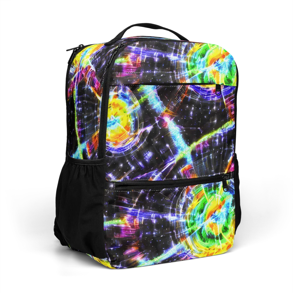 Hirschl's Vortex on Utility Backpack — Right Front