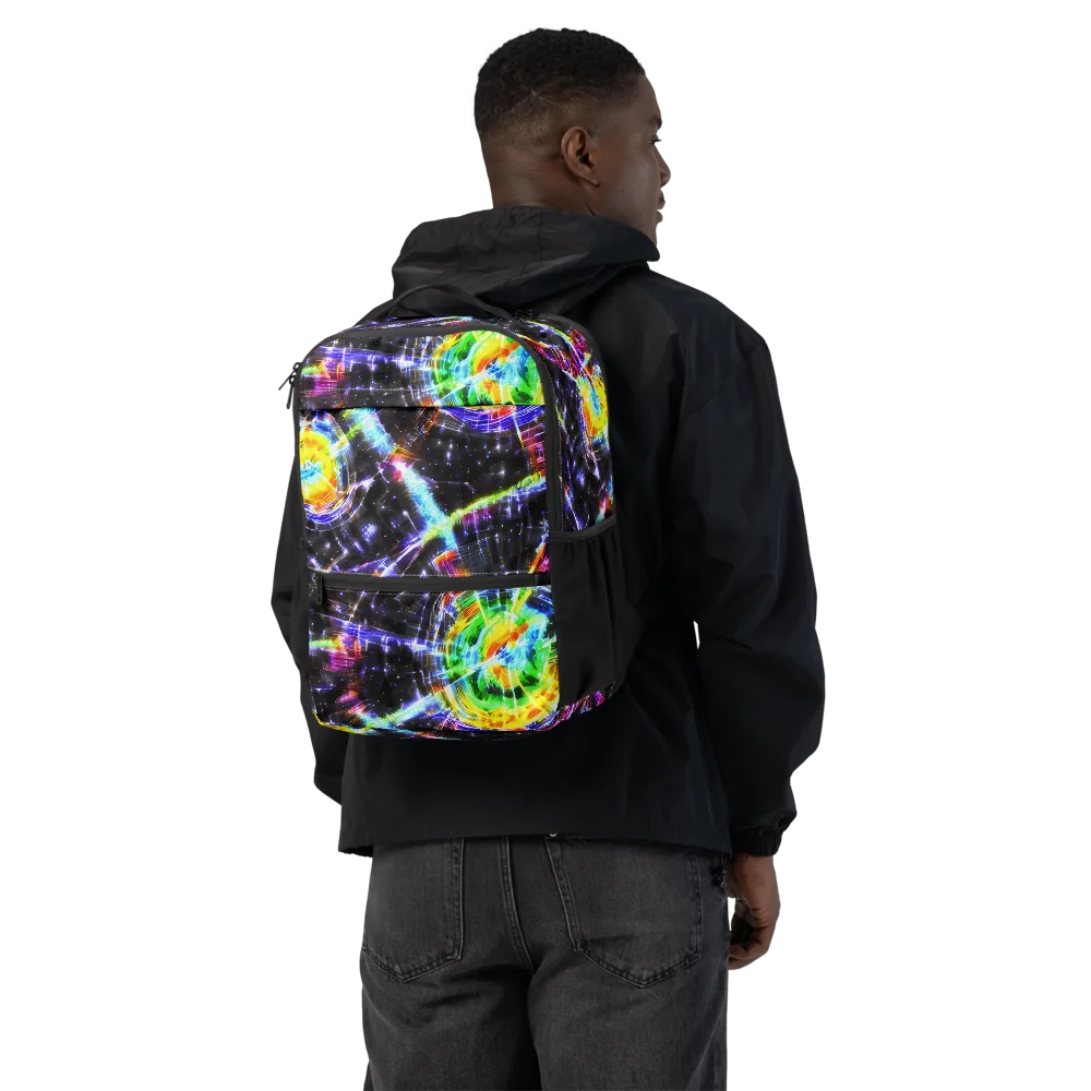 Hirschl's Vortex on Utility Backpack — Back