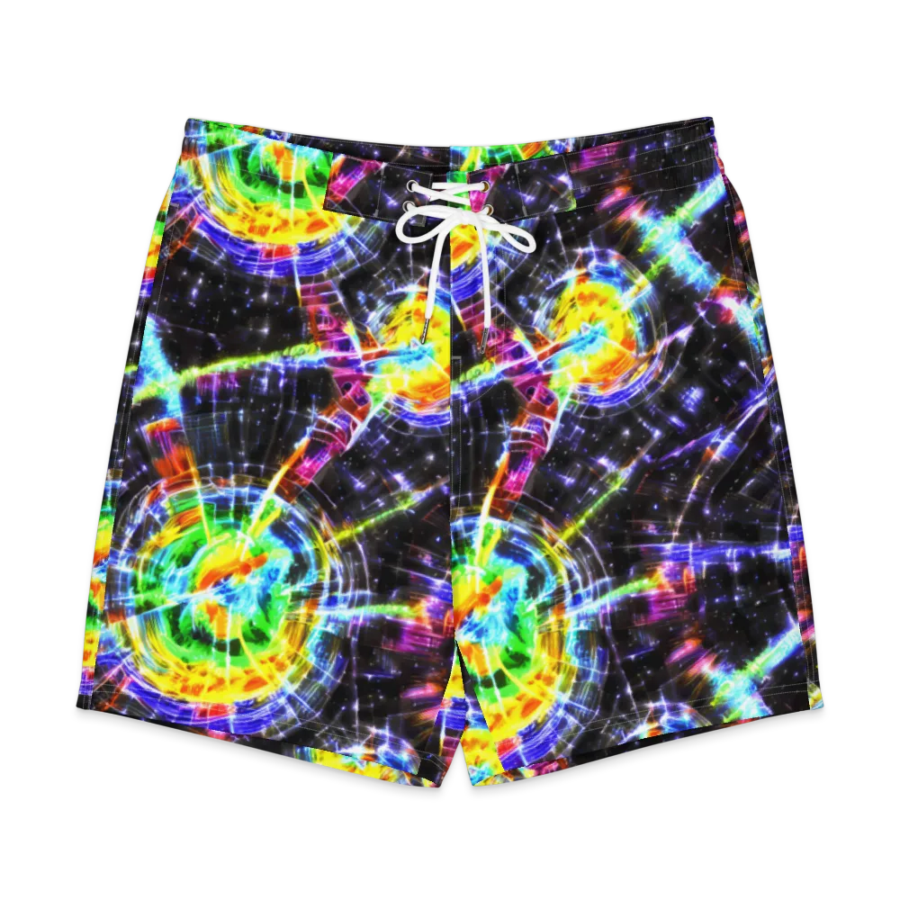 Hirschl's Vortex on Men's Board Shorts — Front