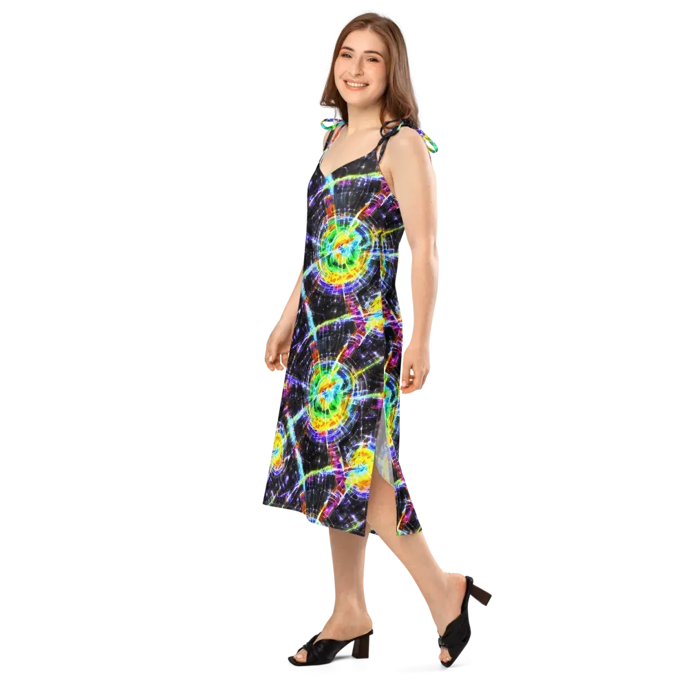Hirschl's Vortex on Slip Dress — Left Front