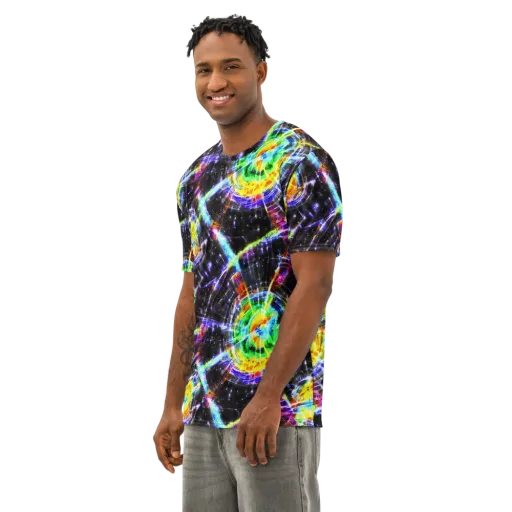 Hirschl's Vortex on a Men's Cotton Crew Neck T-Shirt