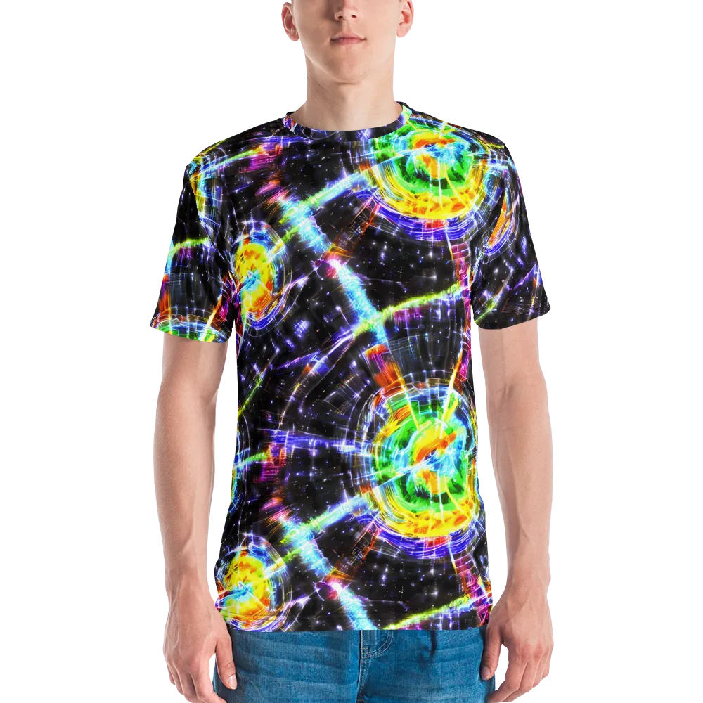 Hirschl's Vortex on Men's Crew Neck T-Shirt — Front