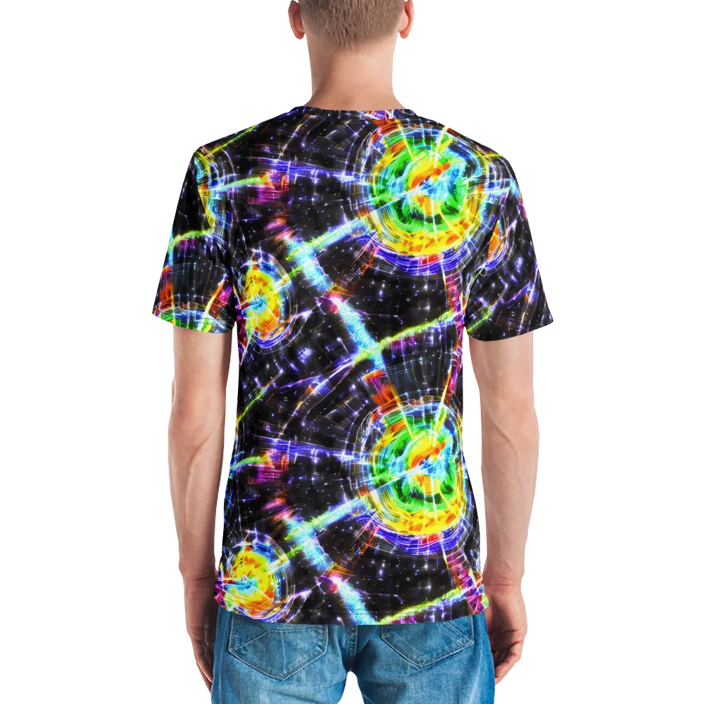 Hirschl's Vortex on Men's Crew Neck T-Shirt — Back