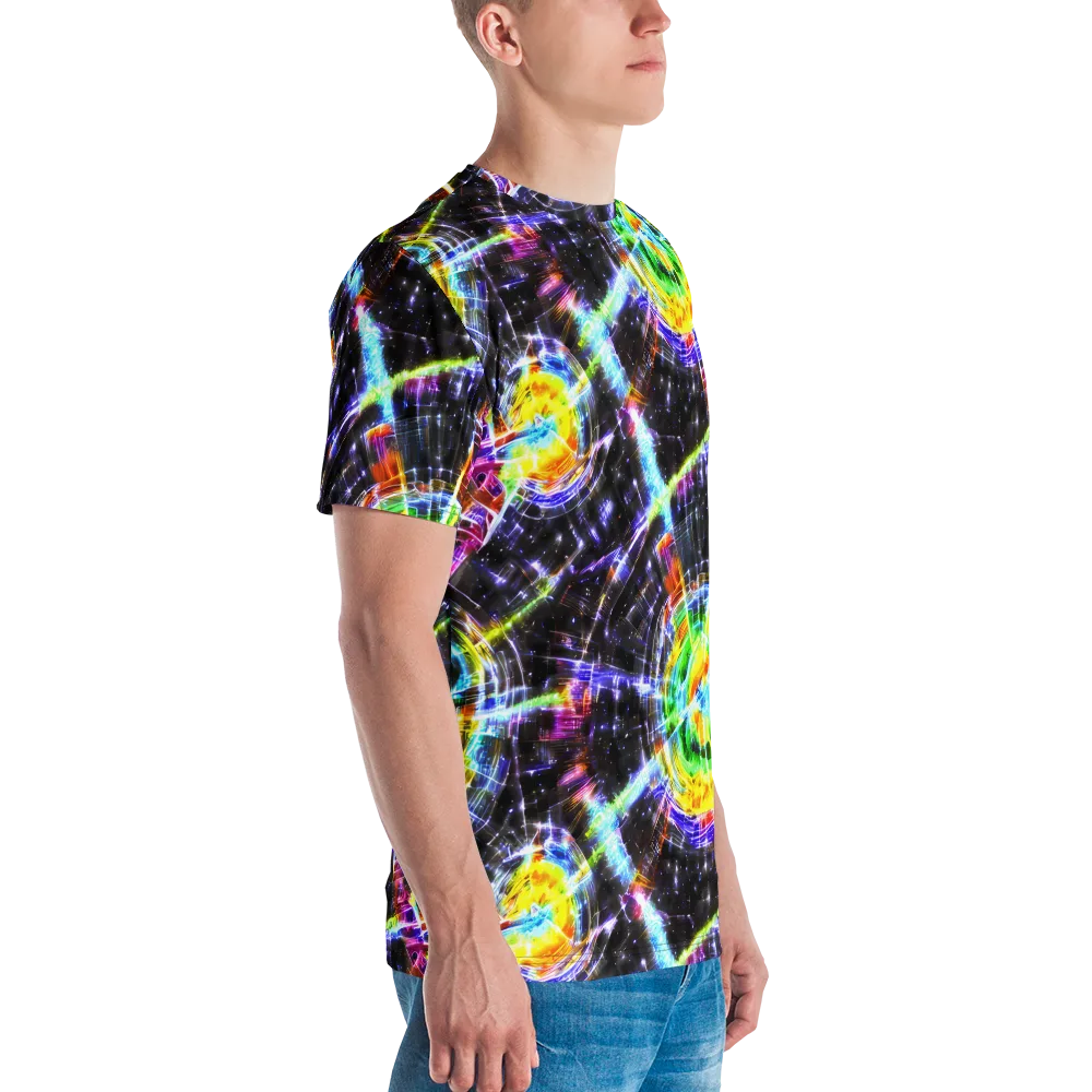 Hirschl's Vortex on Men's Crew Neck T-Shirt — Right