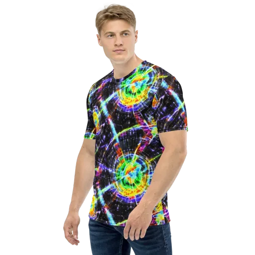 Hirschl's Vortex on a Men's Crew Neck T-Shirt