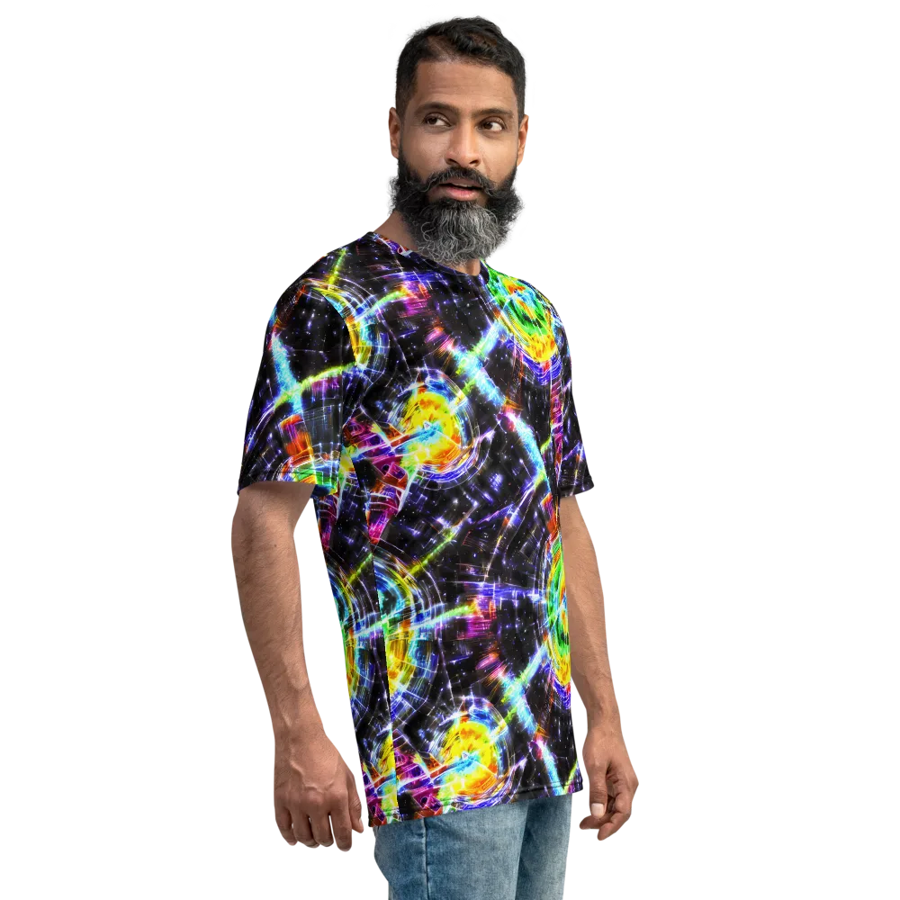 Hirschl's Vortex on Men's Crew Neck T-Shirt — Right