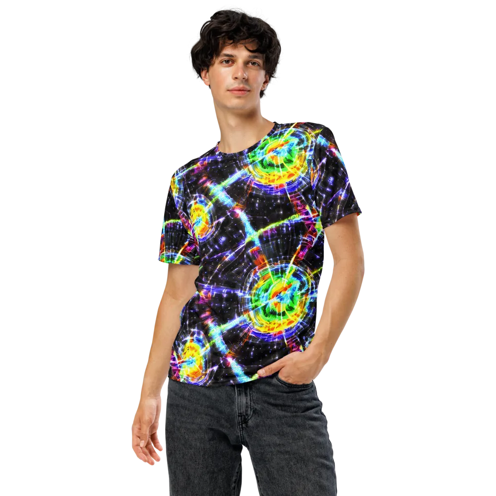 Hirschl's Vortex on Men's Crew Neck T-Shirt — Front