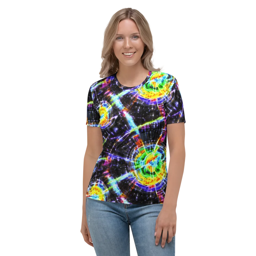 Hirschl's Vortex on Women's Crew Neck T-Shirt — Front