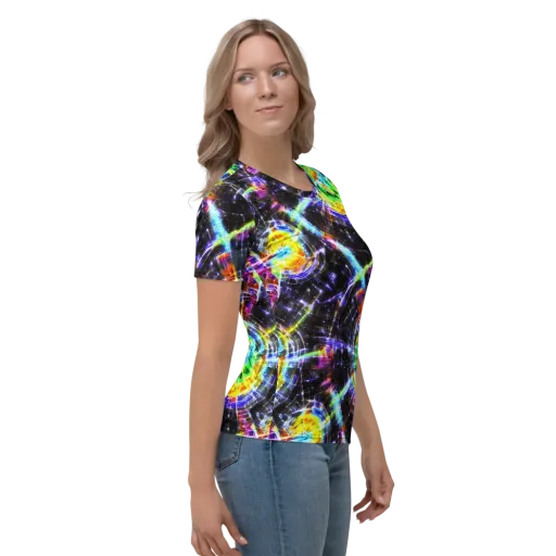 Hirschl's Vortex on a Women's Crew Neck T-Shirt