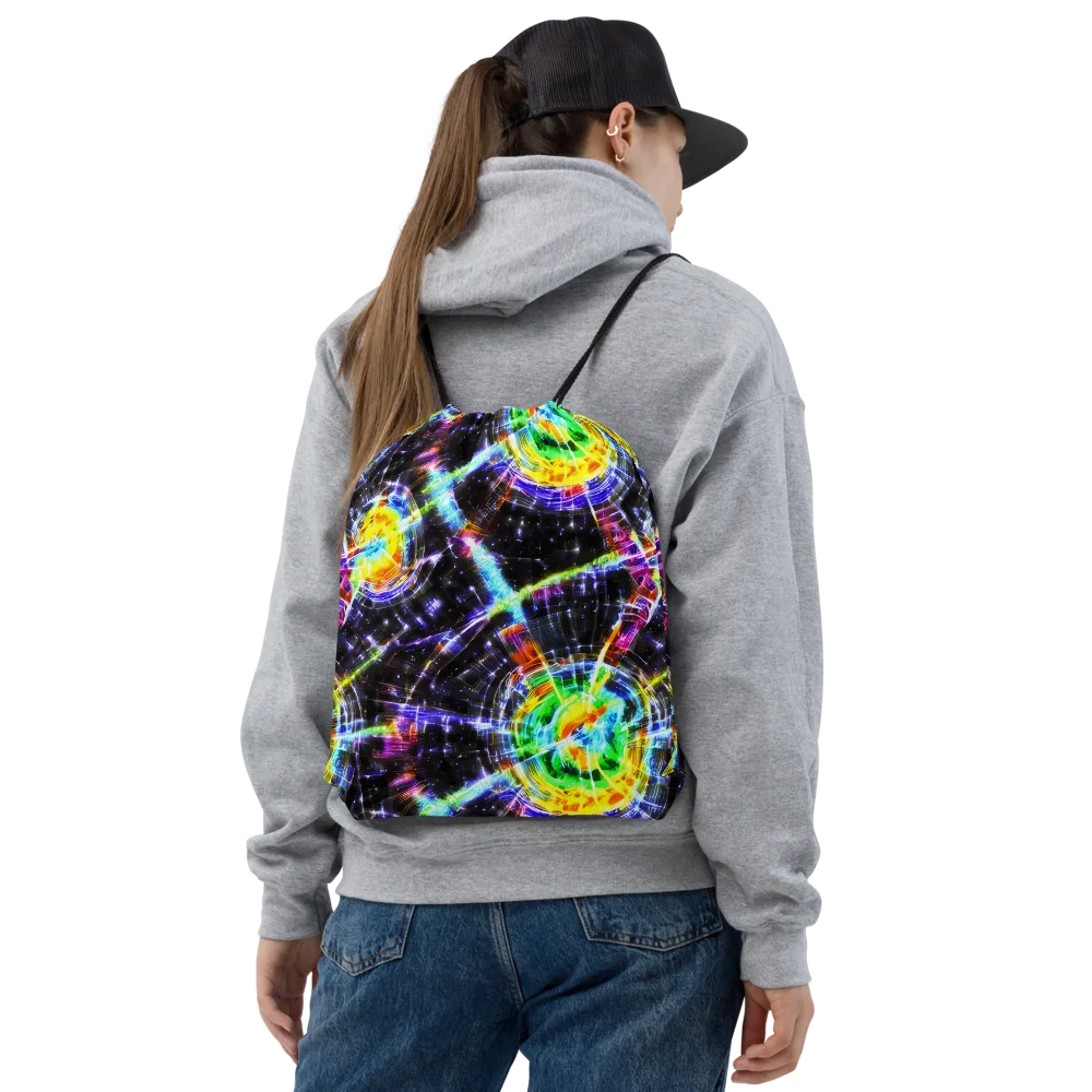 Hirschl's Vortex on Drawstring Bag — Front