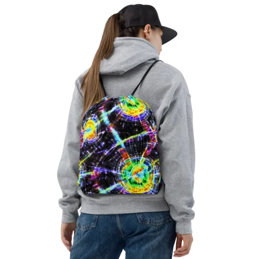 Hirschl's Vortex on a Drawstring Bag
