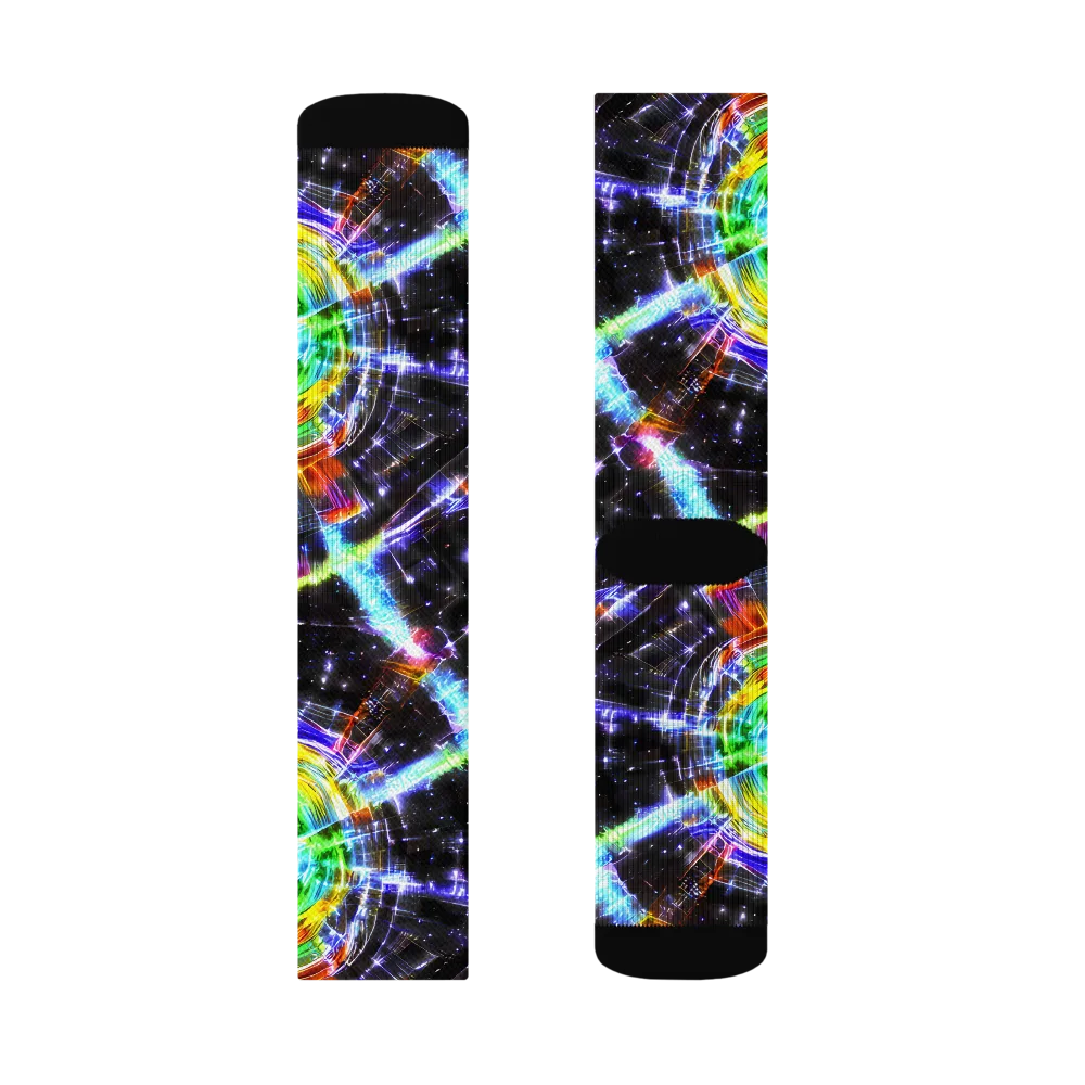 Hirschl's Vortex on Socks — Left Sock