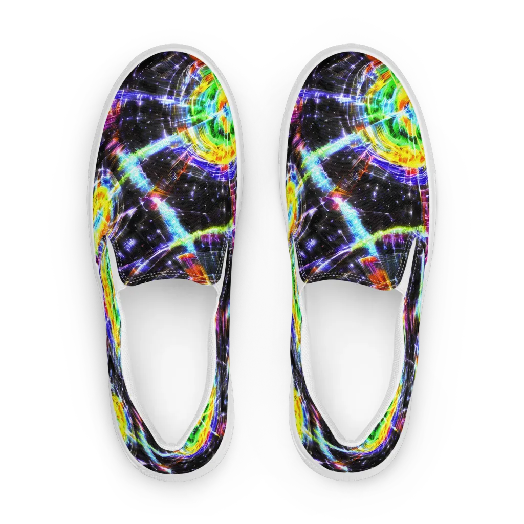 Hirschl's Vortex on Women's Slip-On Canvas Shoes — Front