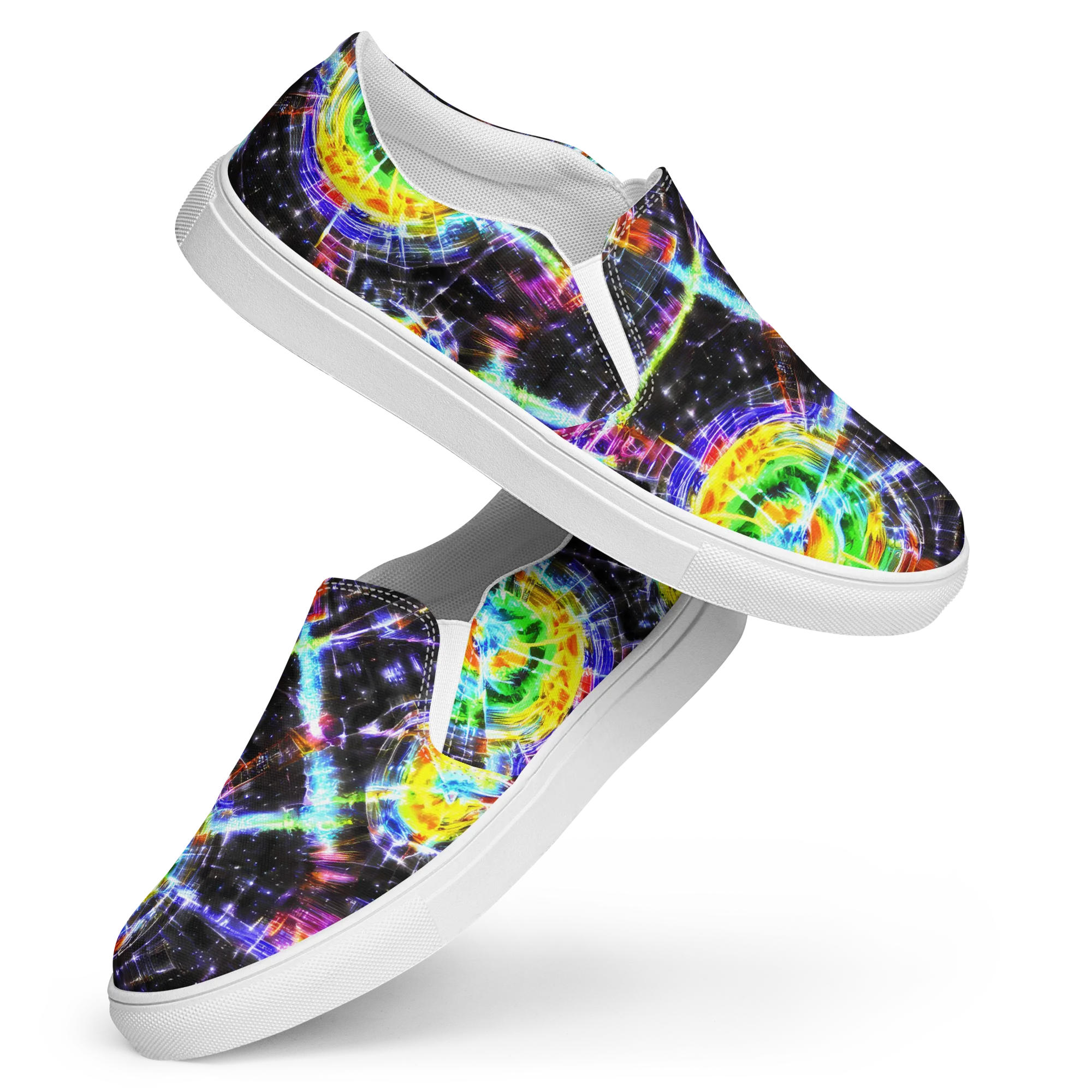 Hirschl's Vortex on Women's Slip-On Canvas Shoes — Front