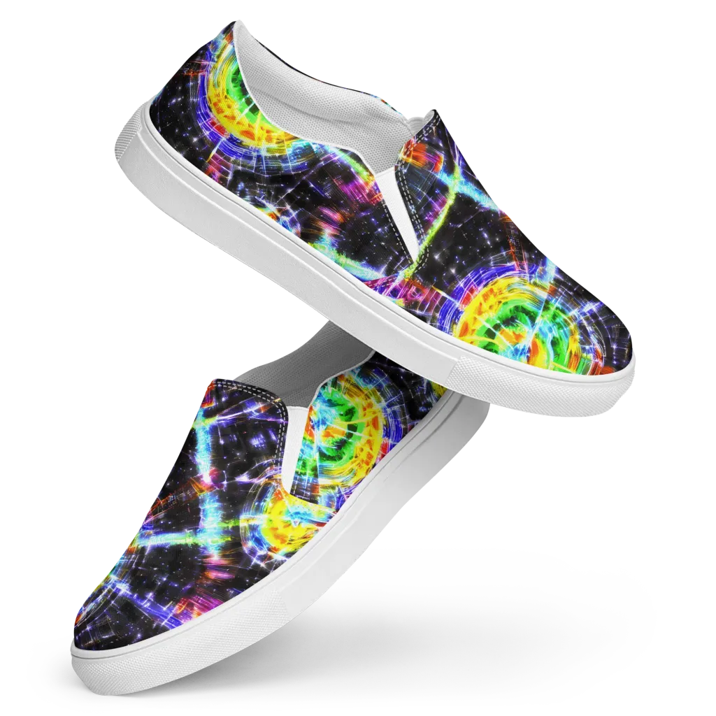 Hirschl's Vortex on Women's Slip-On Canvas Shoes — Front