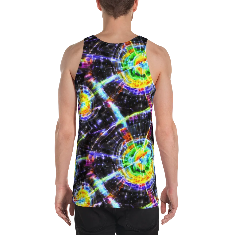 Hirschl's Vortex on Men's Tank Top — Back