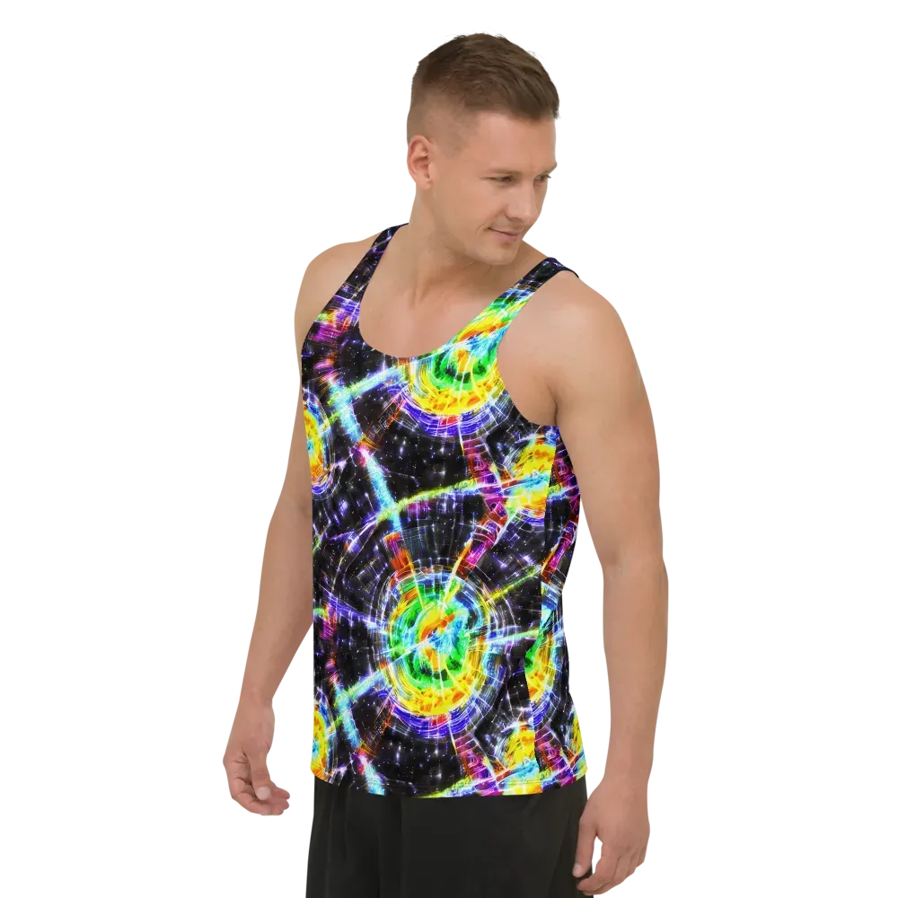 Hirschl's Vortex on Men's Tank Top — Left Front