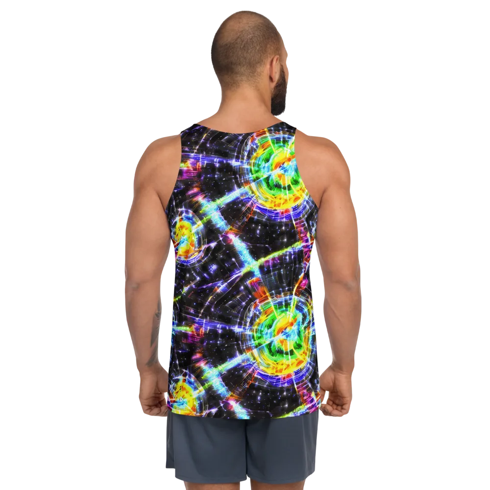 Hirschl's Vortex on Men's Tank Top — Back
